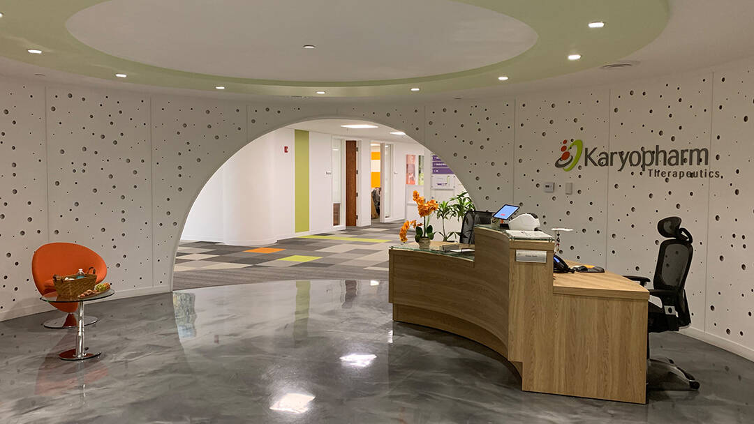 Interior office at Karyopharm Therapeutics