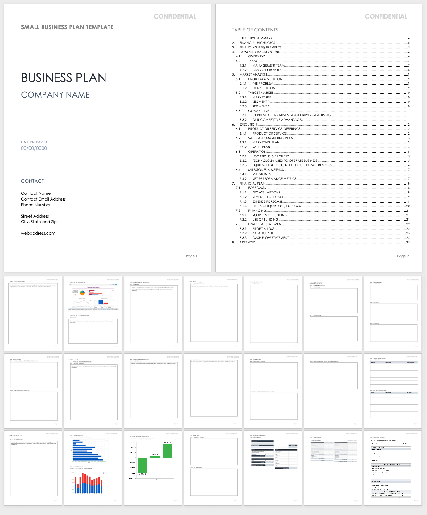 Small Business Plan Template