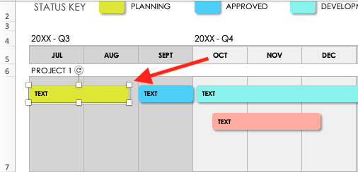 Adjust Subtasks Bars