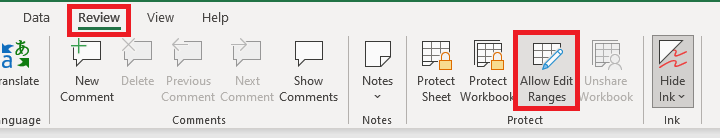 Timesheet Allow Edit Ranges