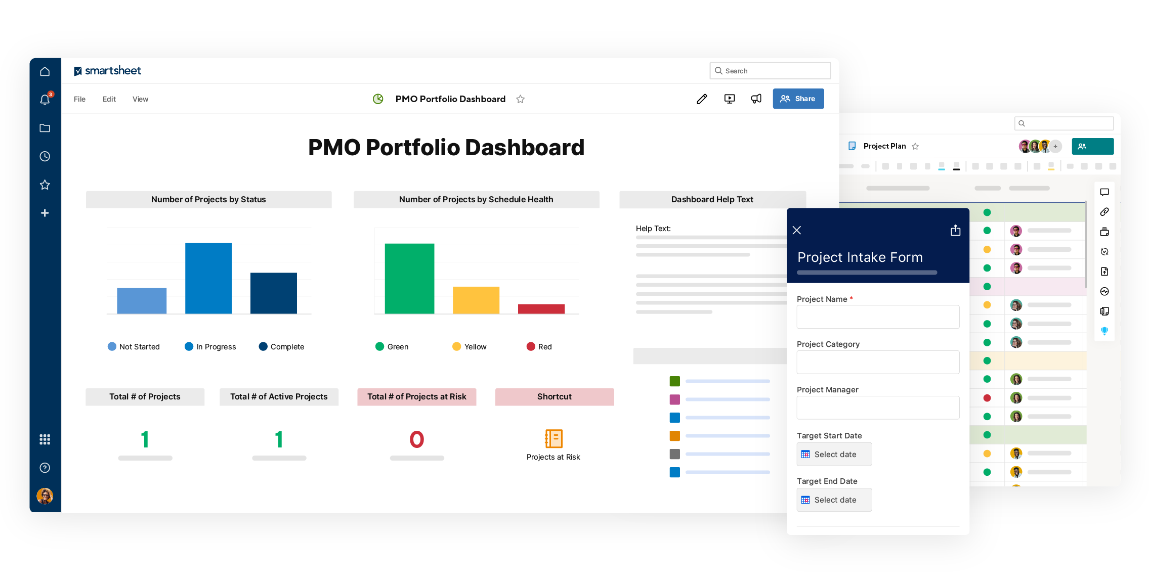 project management office template set