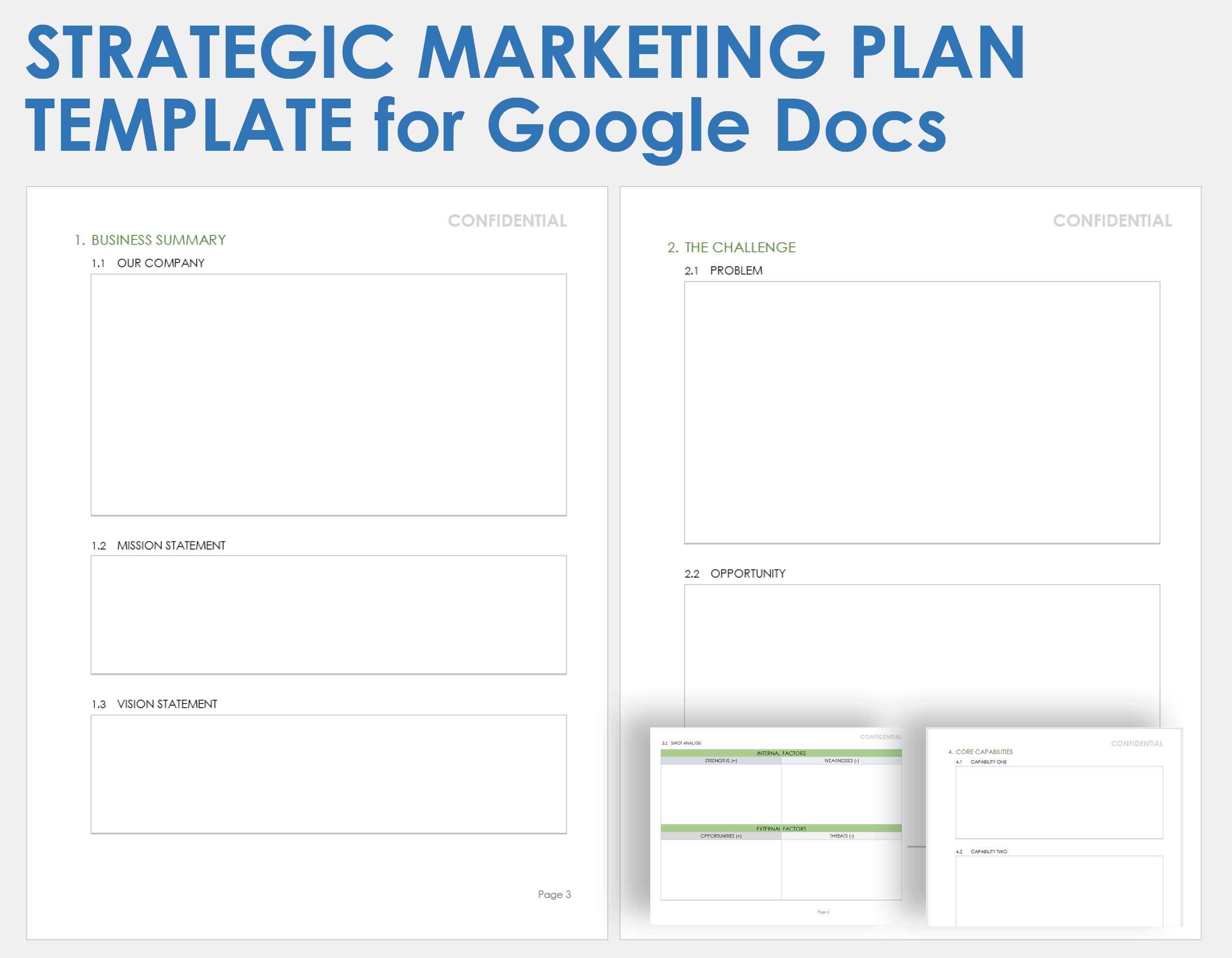 Strategic Marketing Plan Template