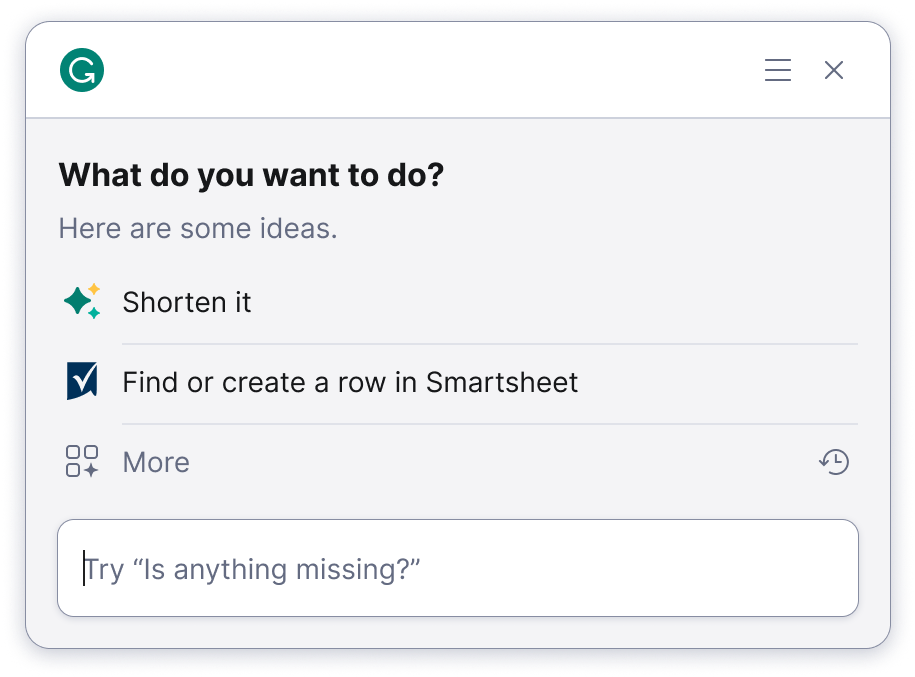 Smartsheet Home