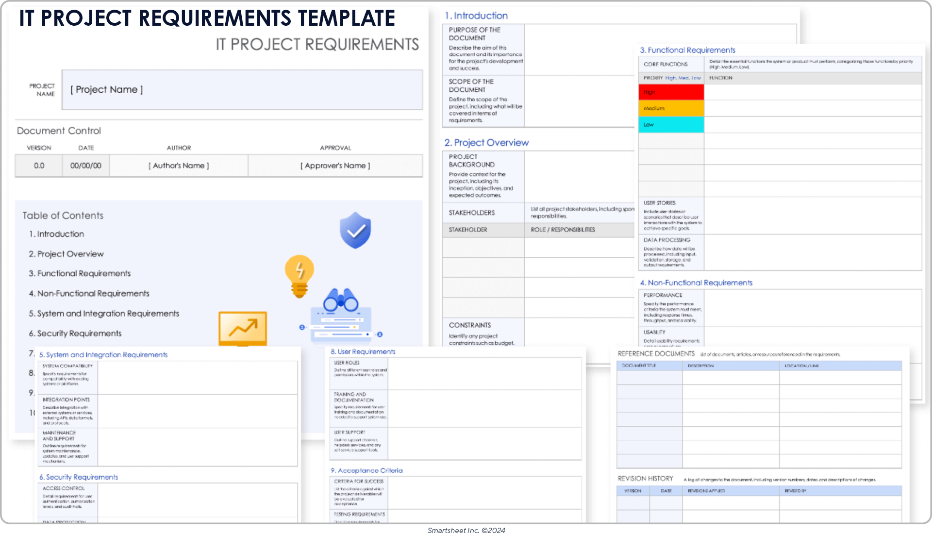 IT Project Requirements Template