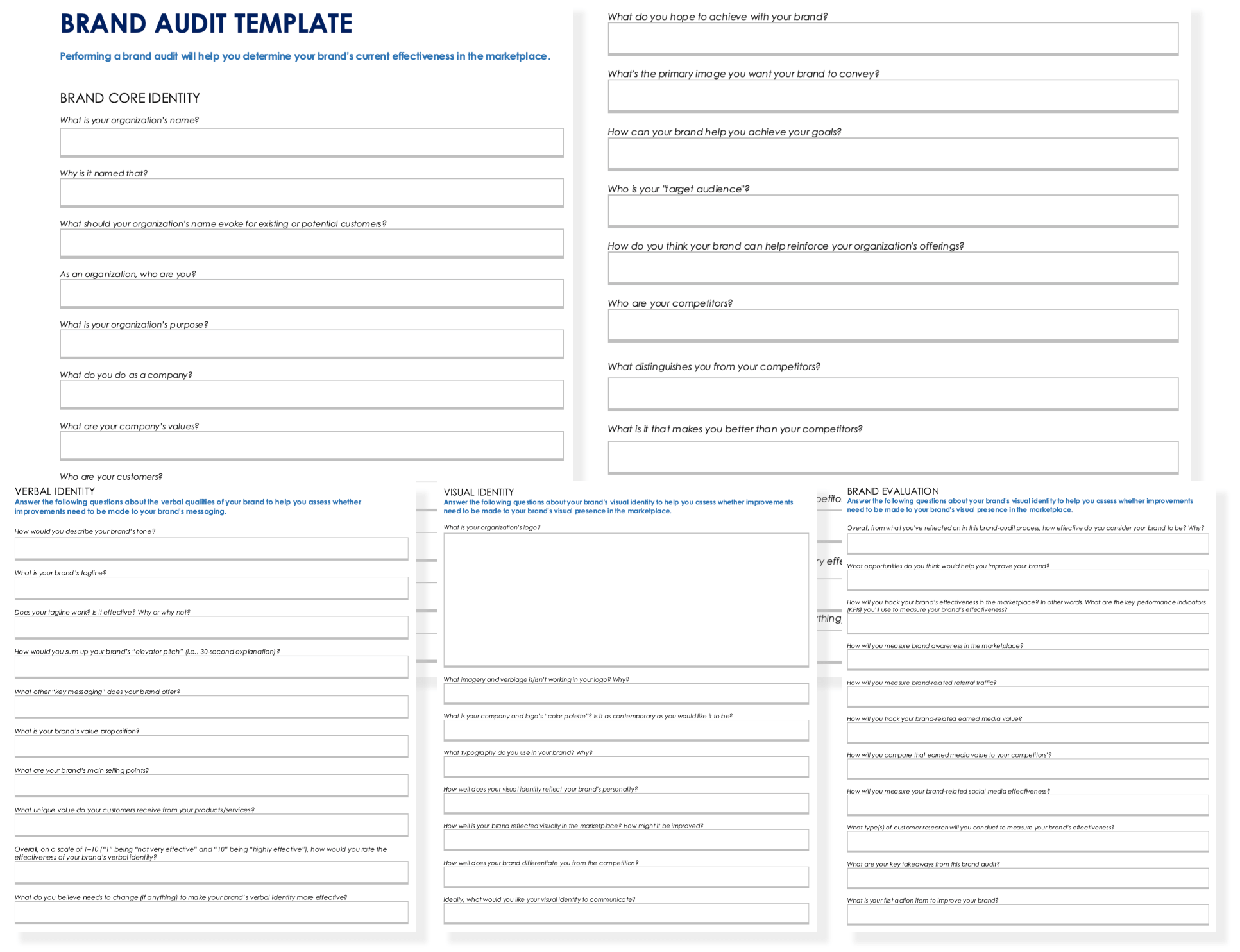 Brand Audit Template