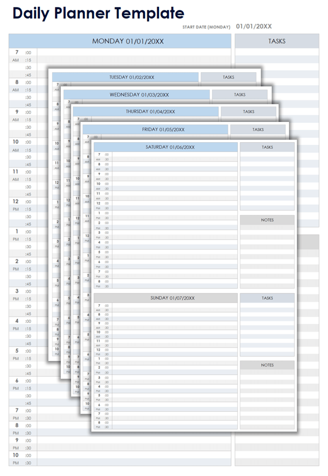 Daily Planner Template