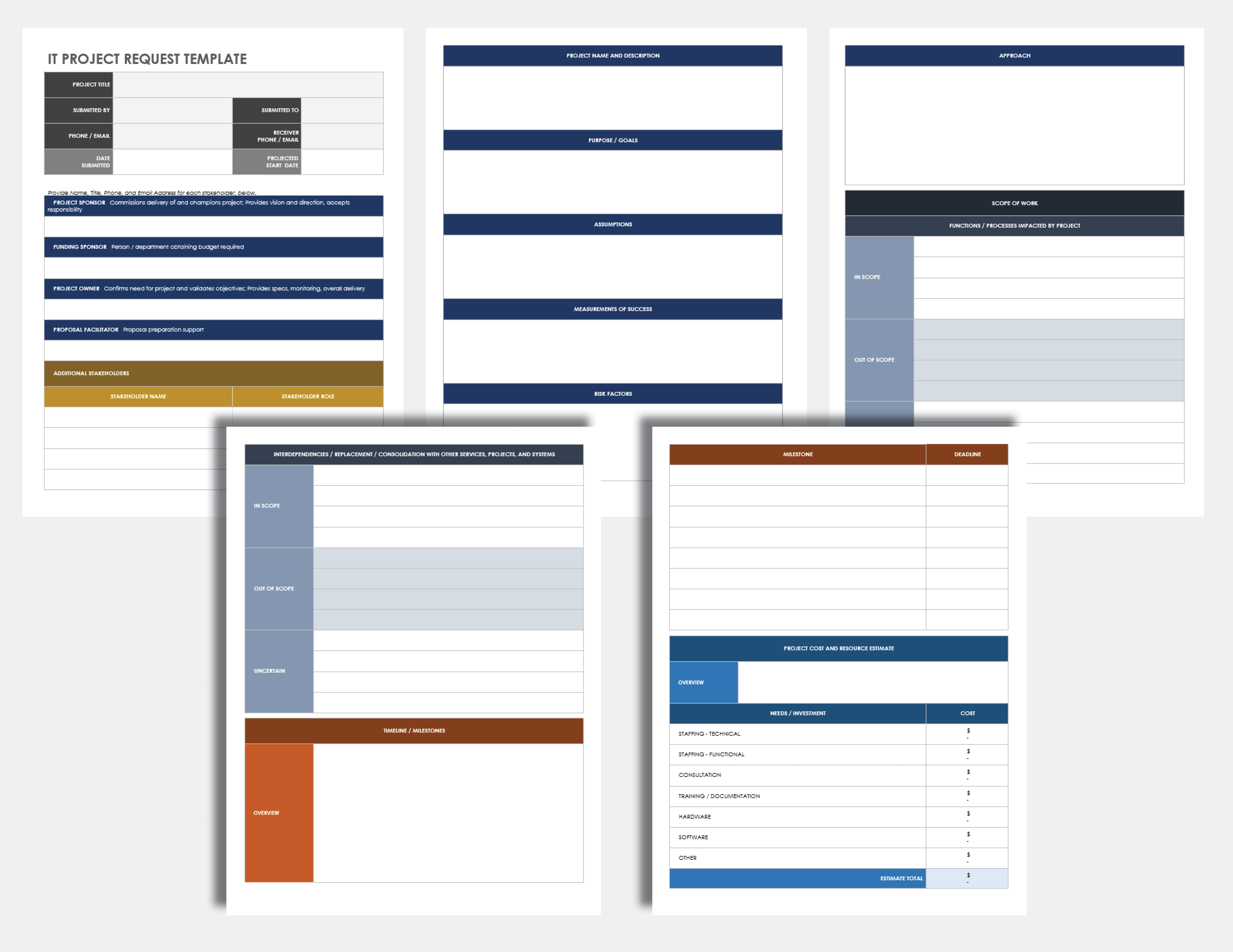 IT Project Request Template