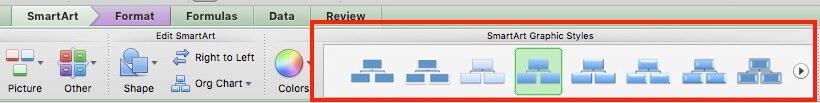 easy org charts excel change design